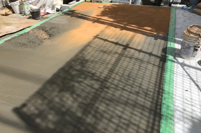 左官工事（土間工事）